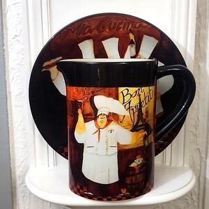 Bon Appetit Jennifer garant bowl and pitcher both pieces brand new.